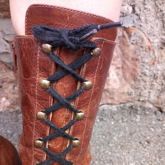 Vintage Naturalizer Brown Lace-Up Boots - Picture 8 of 9